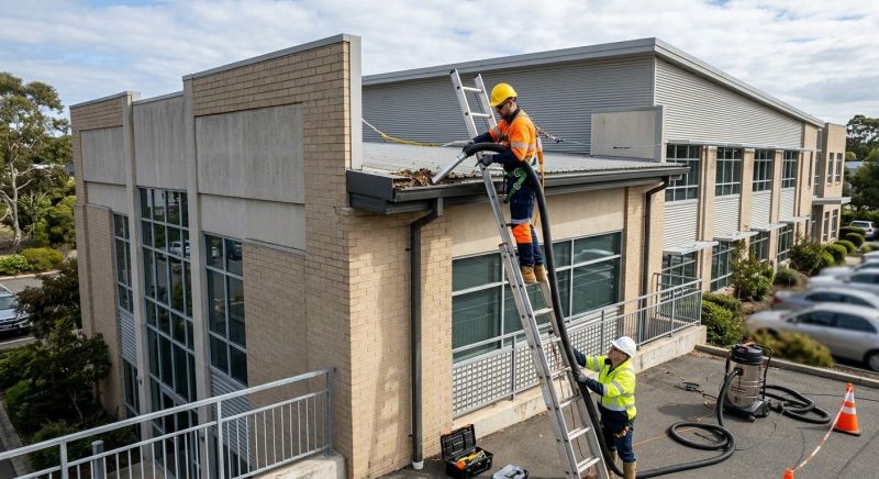 Business Gutter Cleaning in Sacramento, CA