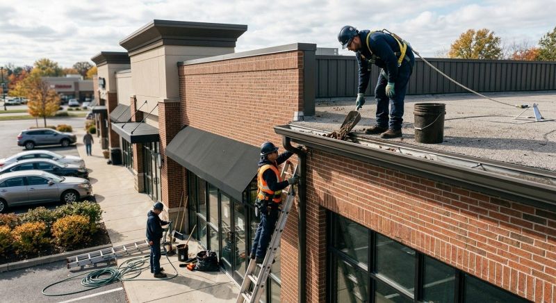 Church Gutter Cleaning in Roseville, CA