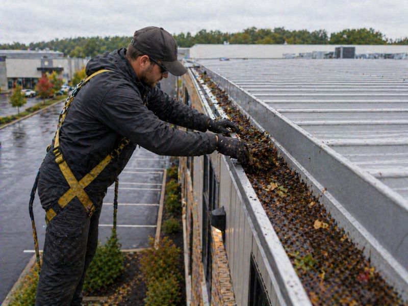 Commercial Gutter Cleaning in Roseville, CA
