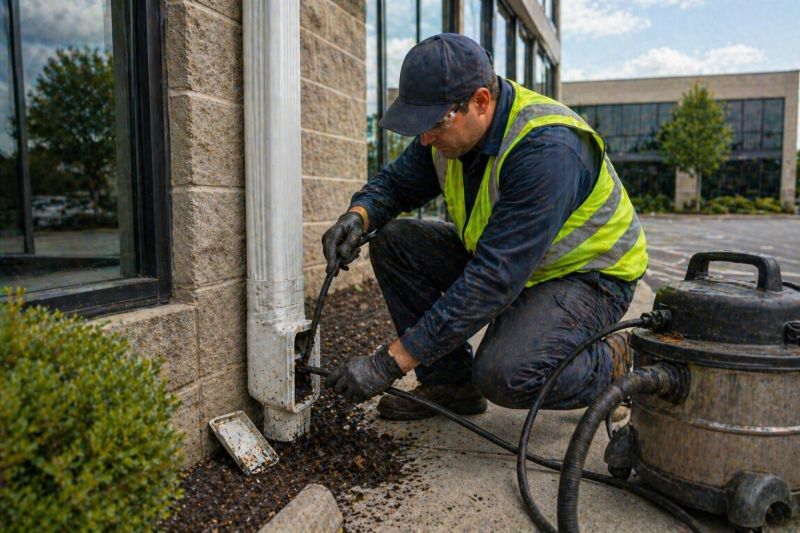 Commercial Gutter Unclogging in Roseville, CA