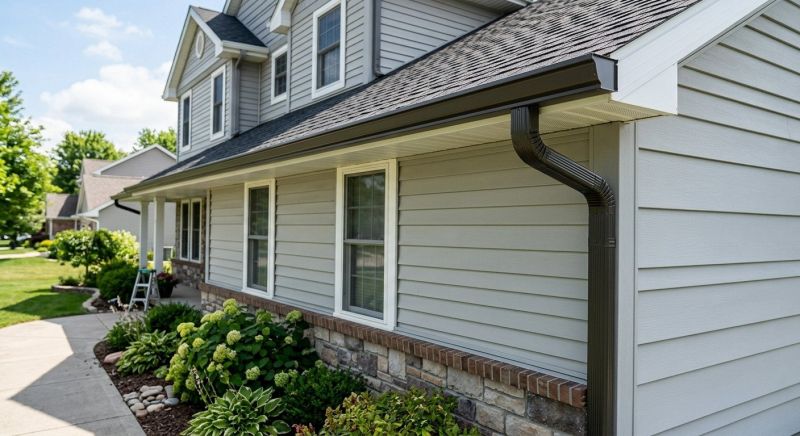 Steel Rain Gutter Installation in Sacramento, CA