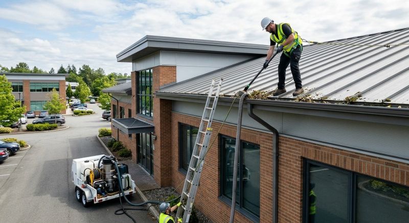 Commercial Gutter Cleaning in Roseville, CA
