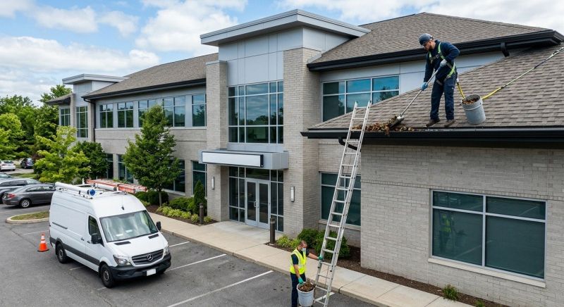 Commercial Gutter Maintenance in Roseville, CA