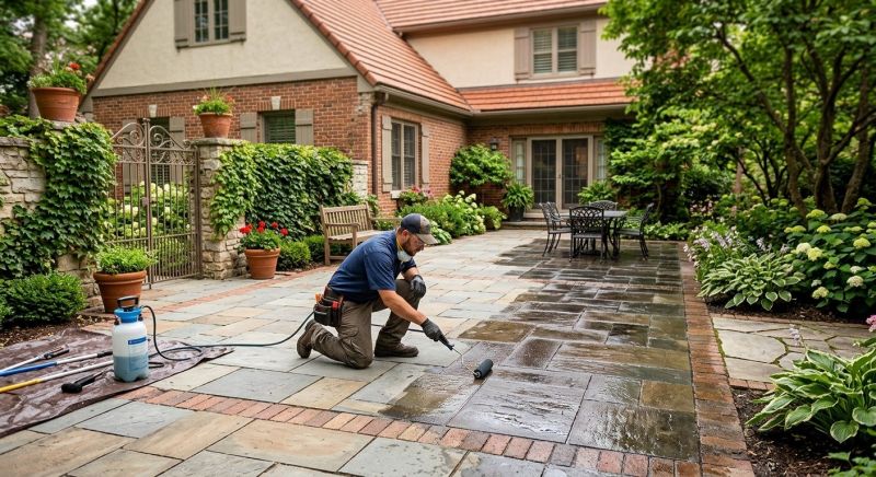 Concrete Walkway Sealing in Redmond, WA