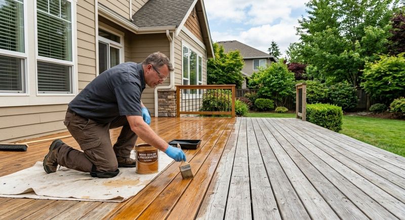 Deck Sealing in Tacoma, WA