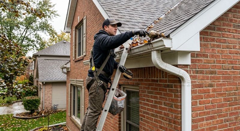 Gutter Downspout Unclogging in Frederick, MD