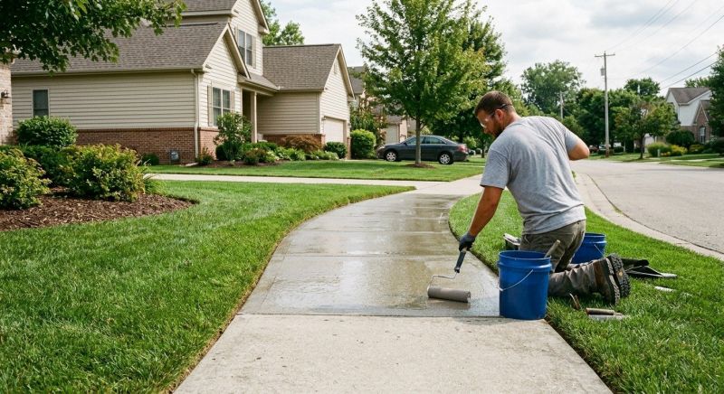 Sidewalk Concrete Sealing in Gig Harbor, WA