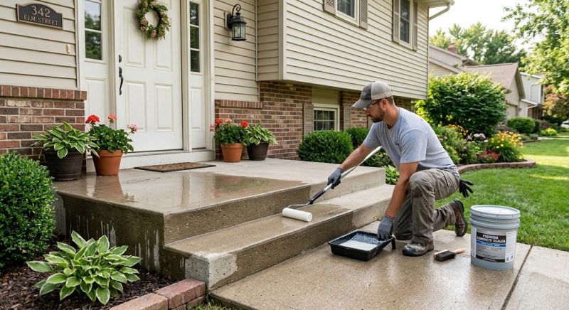 Sidewalk Concrete Sealing in Tacoma, WA