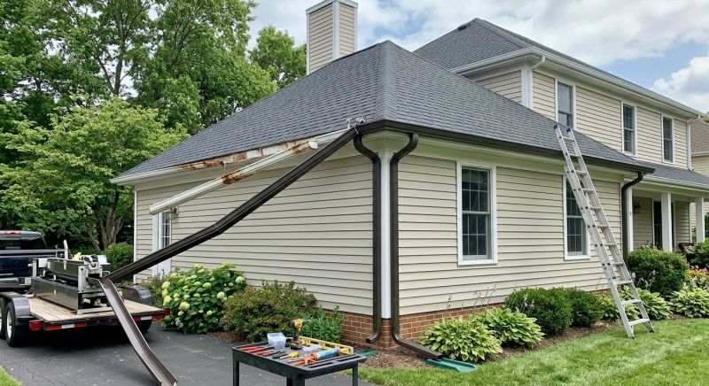 Steel Rain Gutter Installation in Clarksville, TN